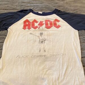 AC/DC Flick of the Switch Raglan Tee